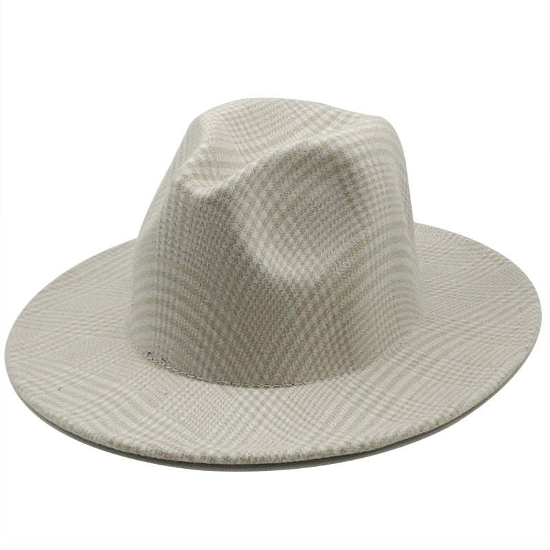 HENRY Men's Felt Fedora Hat in Beige
