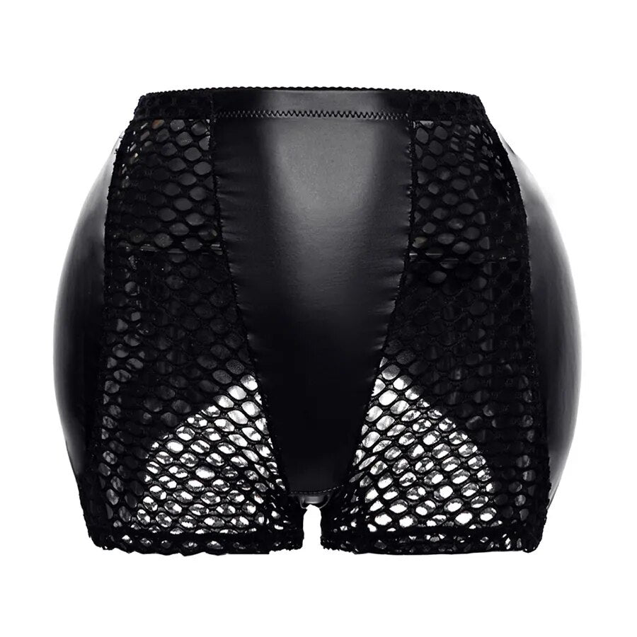 SHPWR-16 Synthetic Leather Butt Enhancer Underwear