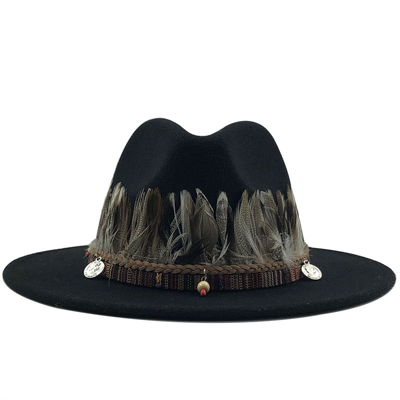 RUBY Fedora Hat in Black