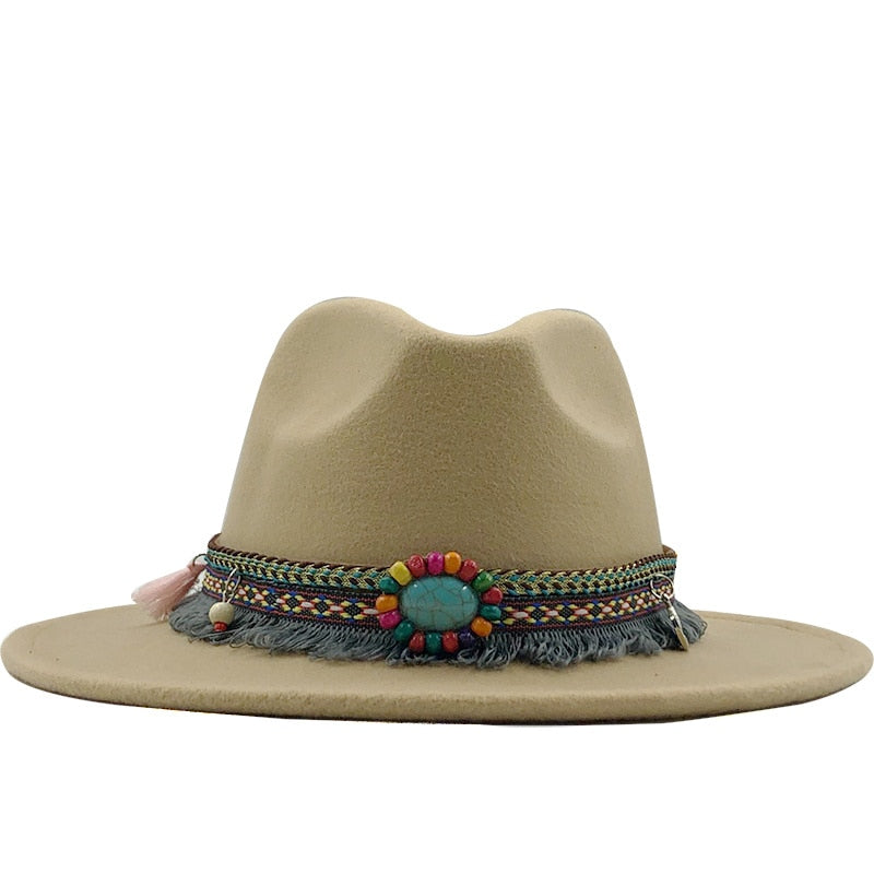 ERIN Fedora Hat in Beige