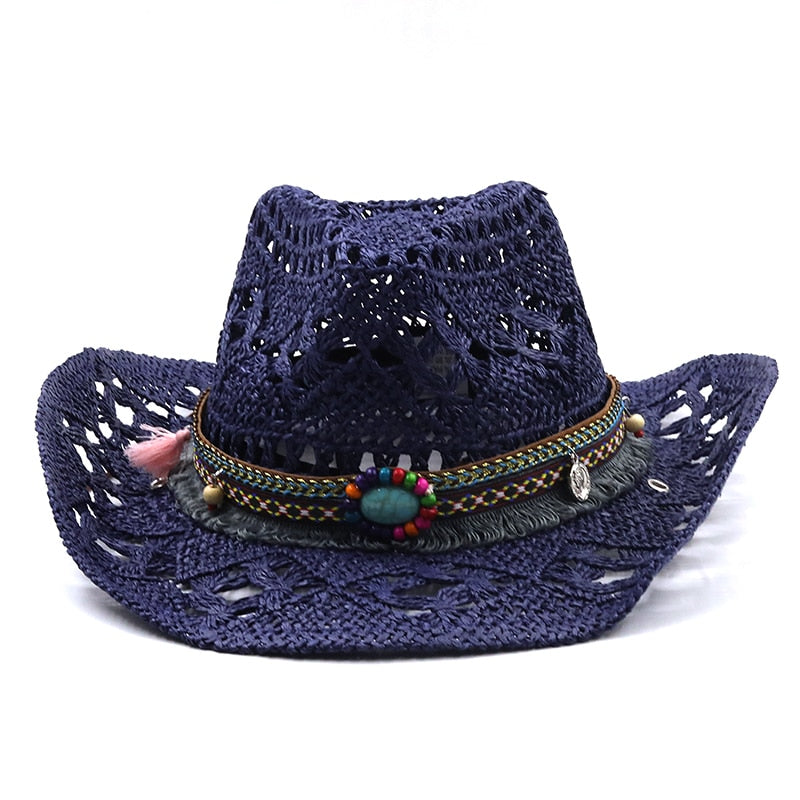 ISIDORA Cowboy Hat in Blue