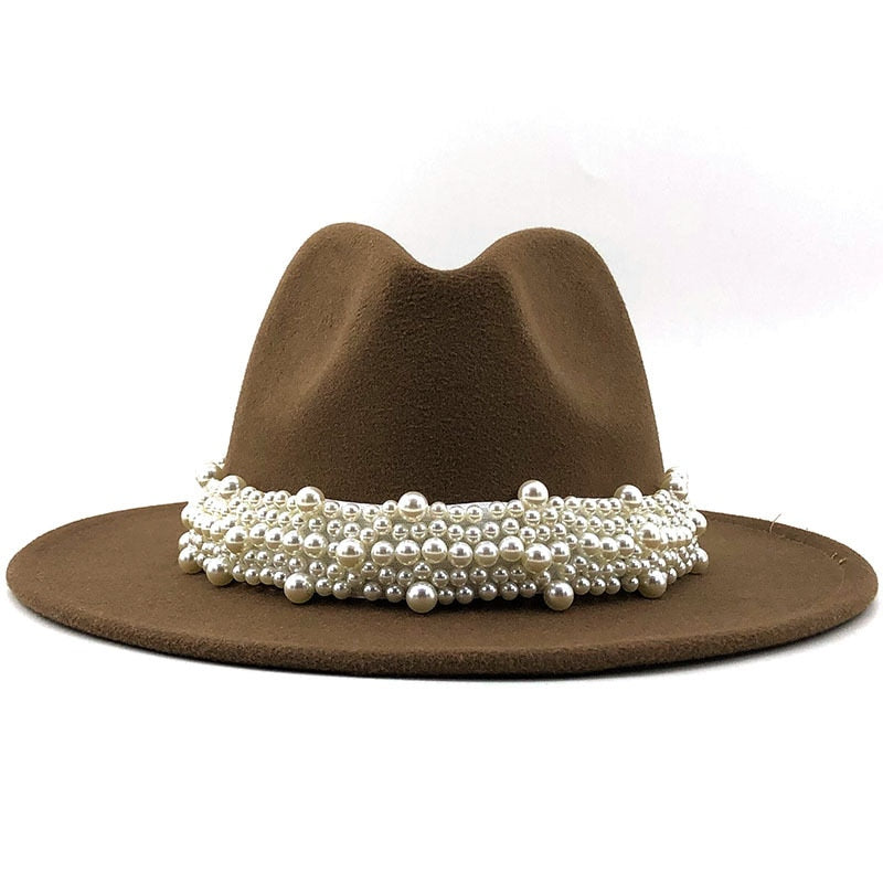 YAEL Pearl Hat in Khaki