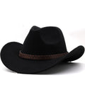 NIALL Men's Felt Cowboy Hat in Black