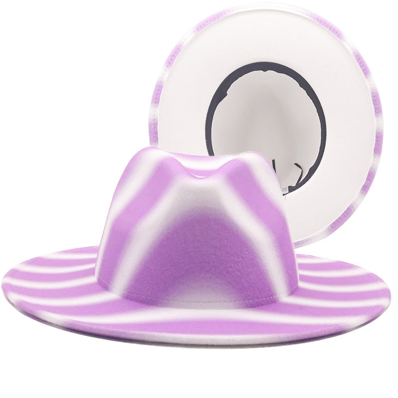 TOIA Fedora Hat in Purple