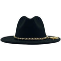 KELSEY Fedora Hat in Black