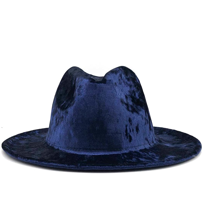 ZANA Fedora Hat in Blue