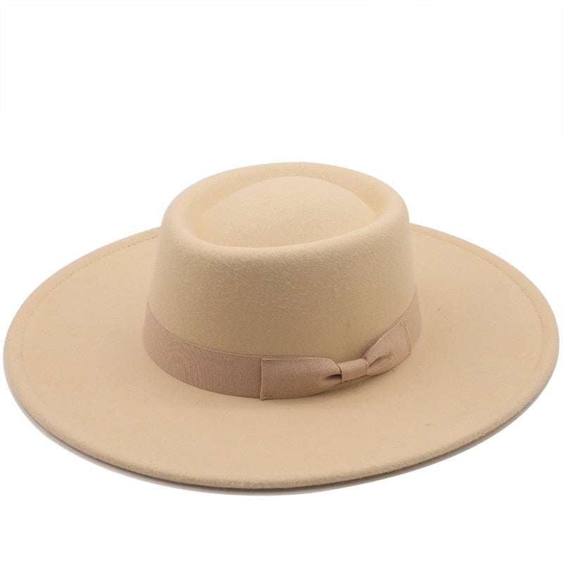 MARTINA Fedora Hat in Beige