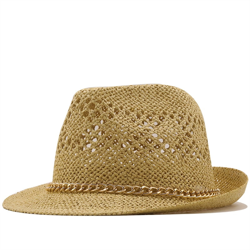 LAUNA Straw Trilby Hat