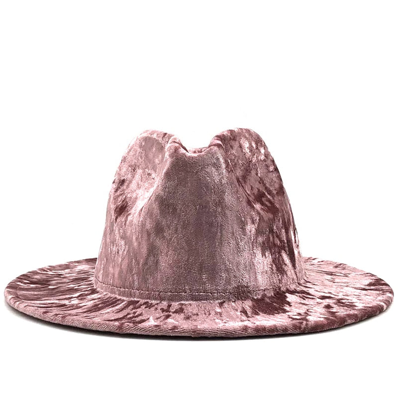 ZANA Fedora Hat in Pink