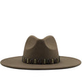 TORIA Fedora Hat in Khaki