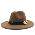 SEVYN Fedora Hat in Light Brown