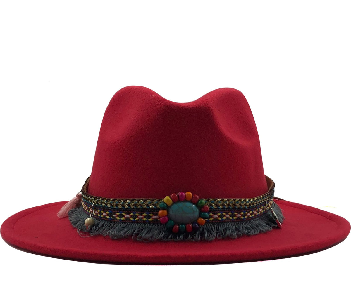 ERIN Fedora Hat in Red