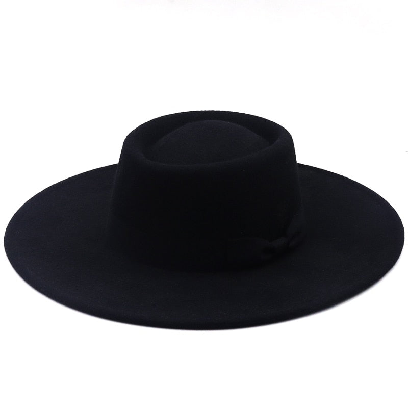MARTINA Fedora Hat in Black
