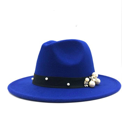 SEVYN Fedora Hat in Blue