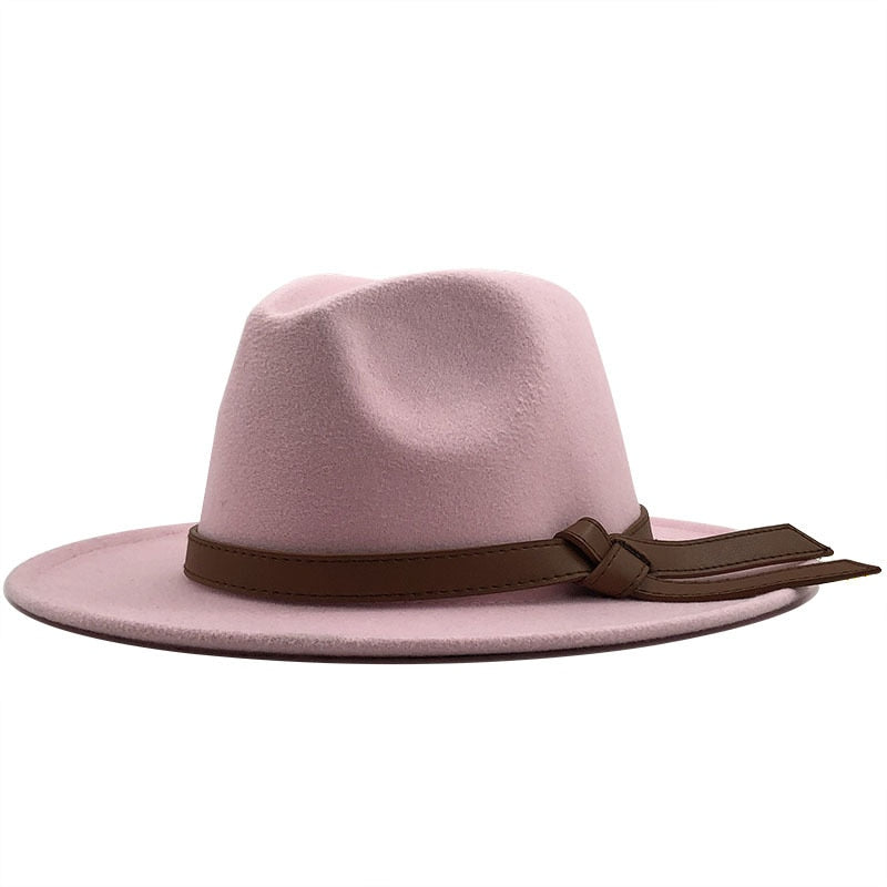 LOUIS Men's Felt Fedora Hat