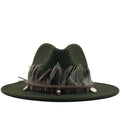 RUBY Fedora Hat in Army Green