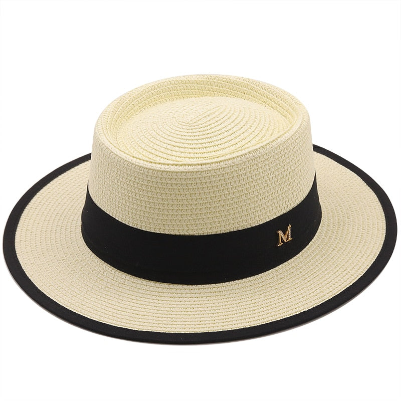 ROUXI Straw Boater Hat