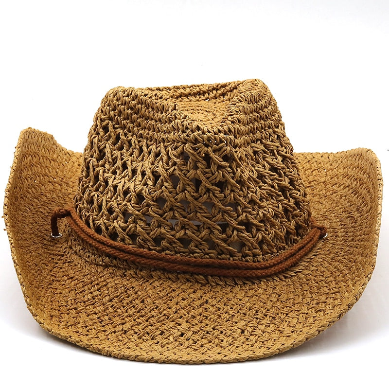 SIGISMUND Men's Straw Cowboy Hat