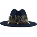 RUBY Fedora Hat in Navy