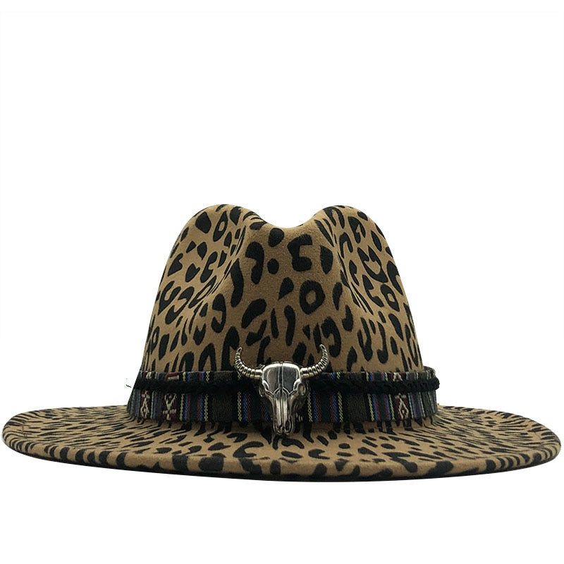 YULIA Fedora Hat in Light Brown