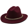 SARAHA Fedora Hat in Wine