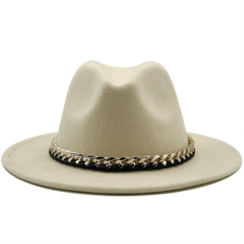 ARIELLA Fedora Hat in Beige