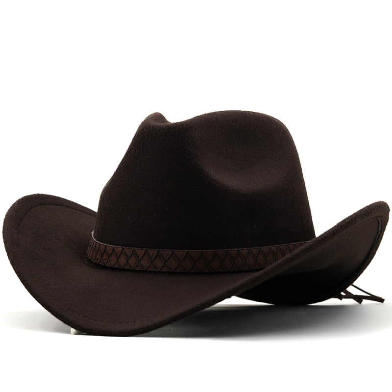 NIALL Men's Felt Cowboy Hat