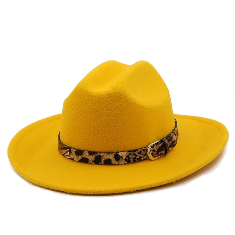 AYLA Fedora Hat in Yellow
