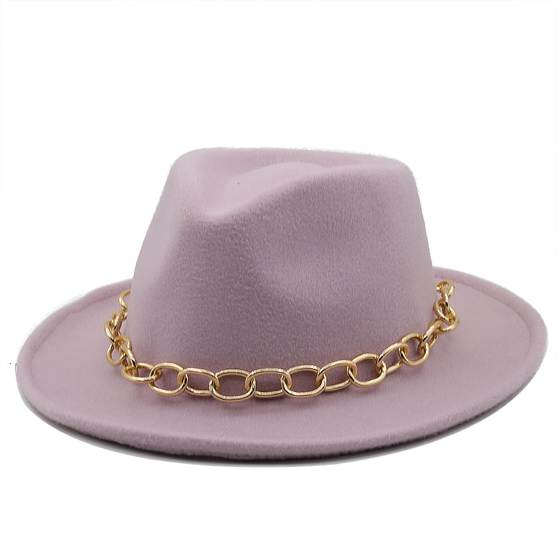 LIZA Fedora Hat in Pink