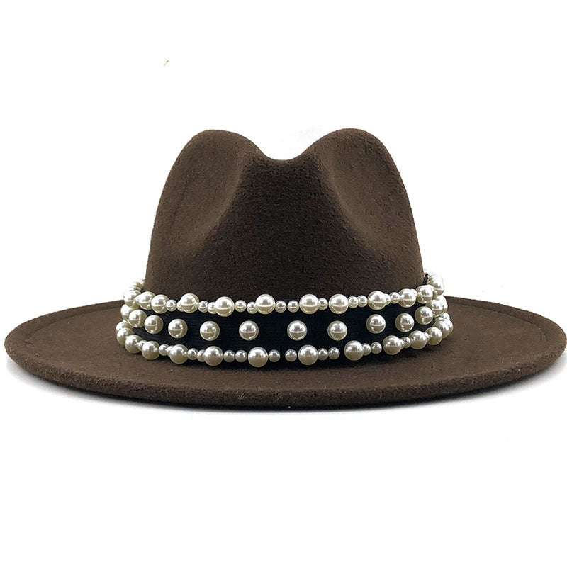 RAYNE Fedora Hat in Brown