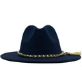 KELSEY Fedora Hat in Navy