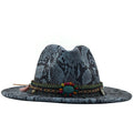 LAYNE Fedora Hat in Blue