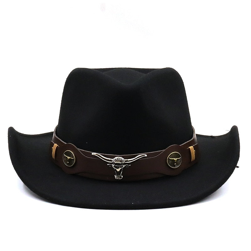 EDWIN Men's Felt Cowboy Hat