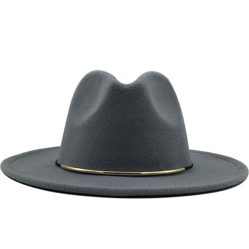 LUDWIG Men's Felt Fedora Hat
