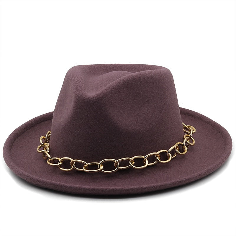 LIZA Fedora Hat in Purple