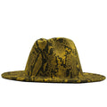 HADLEY Fedora Hat in Mustard/Black