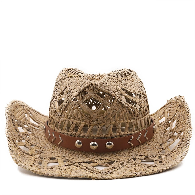 GUTHRUM Men's Straw Cowboy Hat