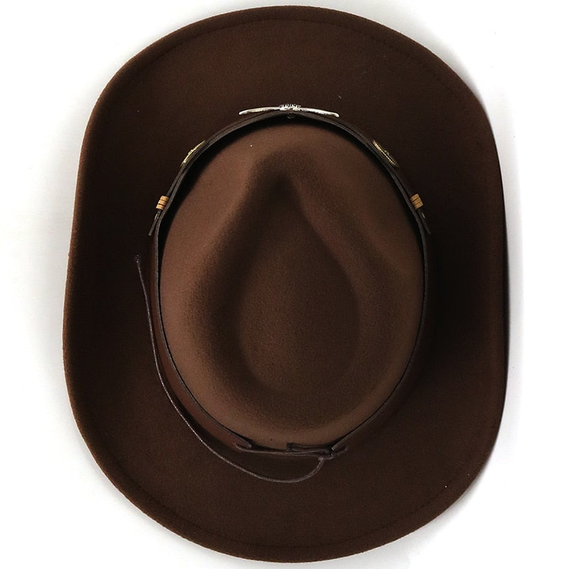 EDWIN Men's Felt Cowboy Hat