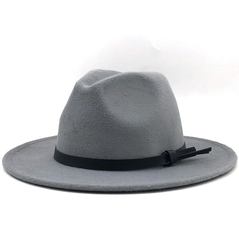 ARTHUR Men's Felt Fedora Hat in Gray
