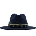 ALAIA Fedora Hat in Navy