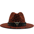 YULIA Fedora Hat in Red