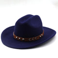 MAGNUS Men's Felt Cowboy Hat in Navy