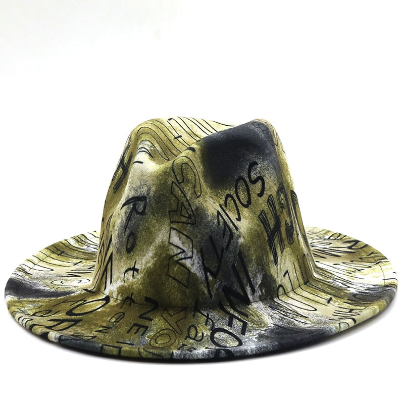 VIVIANA Fedora Hat in Green
