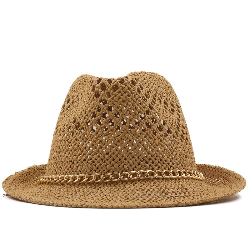LAUNA Straw Trilby Hat