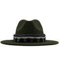 ALAIA Fedora Hat in Army Green