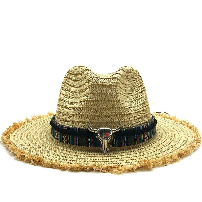 ENCIAH Fedora Hat in Beige