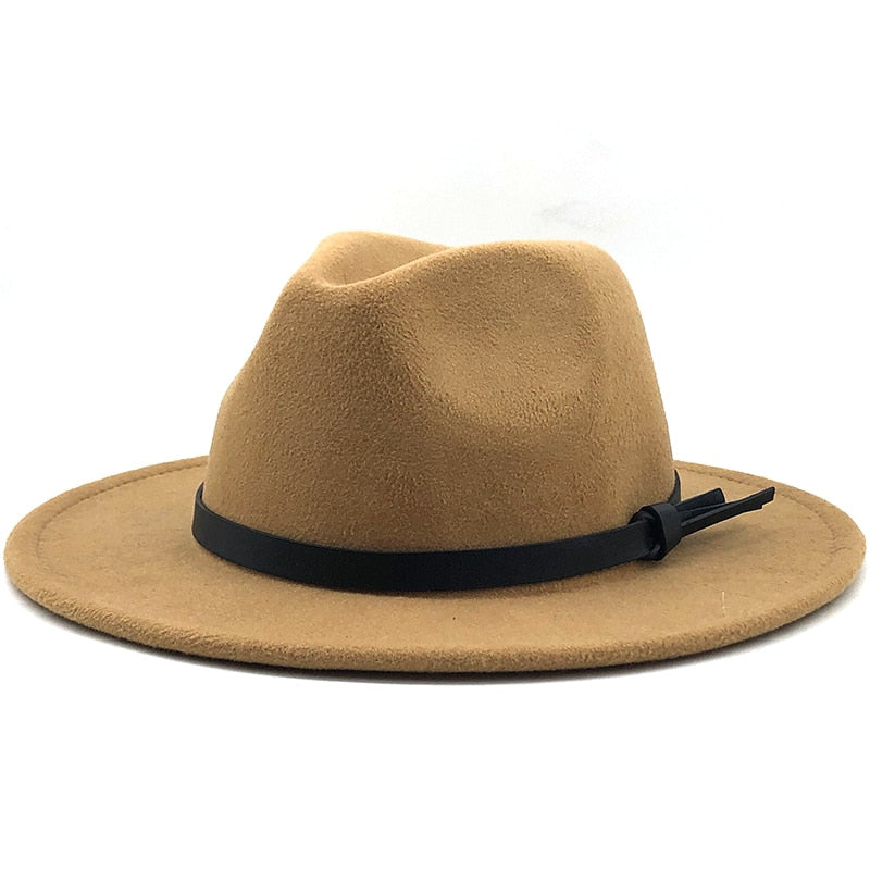ARTHUR Men's Felt Fedora Hat in Shallow Khaki