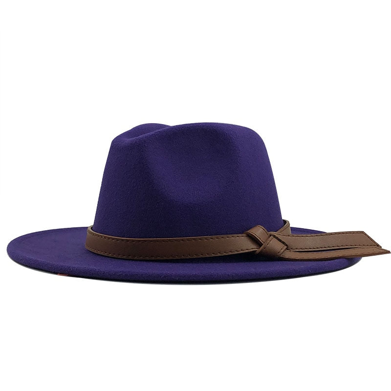LOUIS Men's Felt Fedora Hat