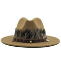 RUBY Fedora Hat in Light Khaki