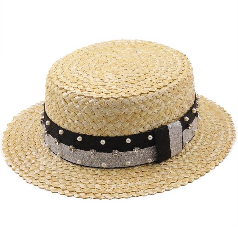 IDOLA Straw Boater Hat